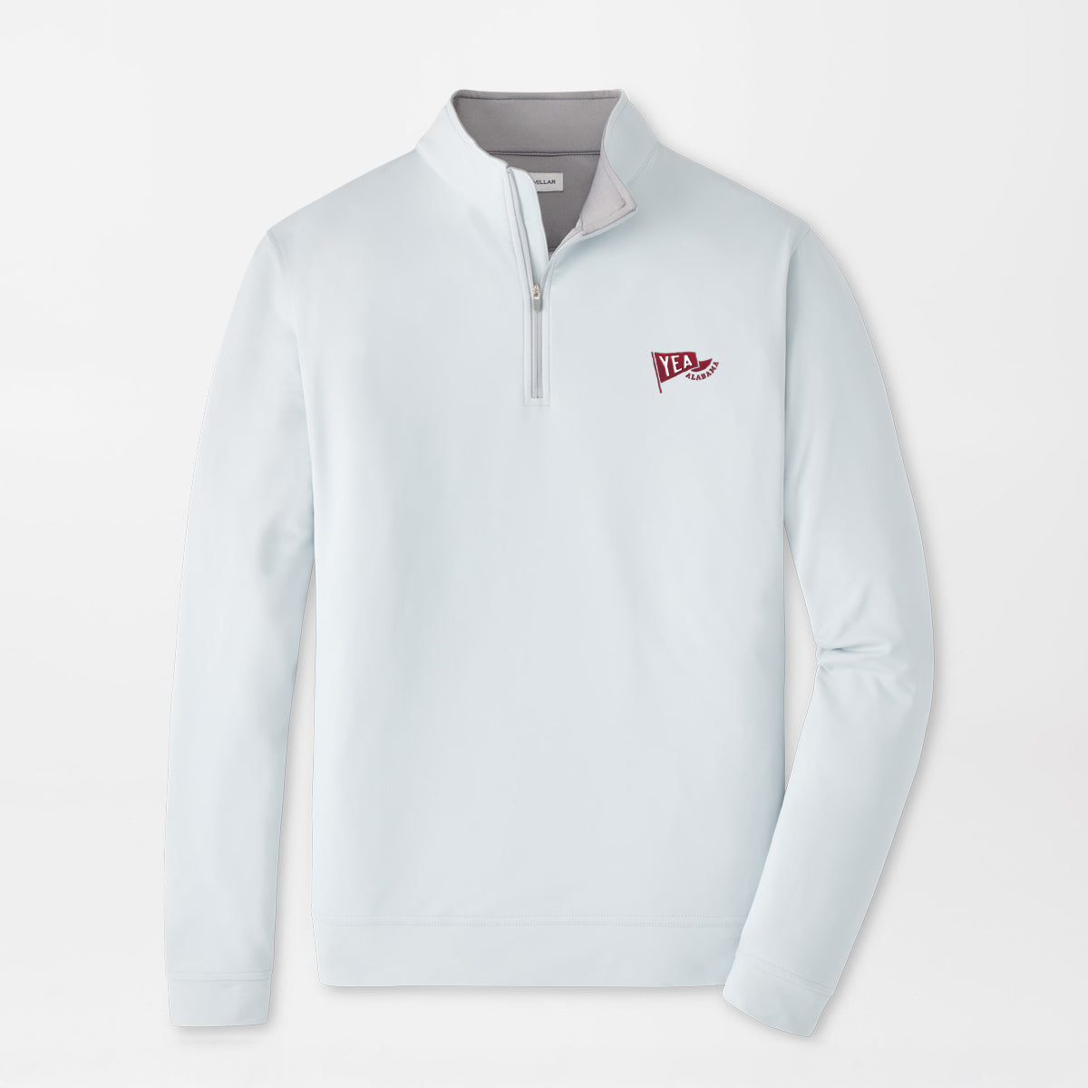 Perth Performance Quarter Zip British Grey - Yea Alabama Pennant
