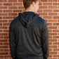 Logo FlowKnit Hoodie Mens in Charcoal