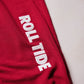 Roll Tide Softest Fleece Straight Leg Sweatpant in Crimson