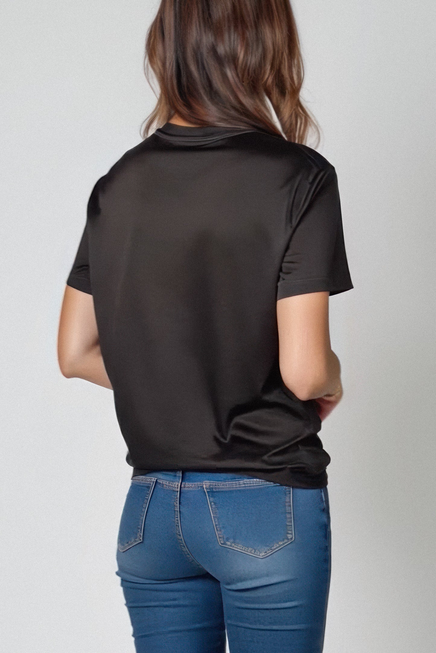 Logo Butter Soft Classic Boxy Tee in Black
