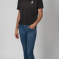 Logo Butter Soft Classic Boxy Tee in Black