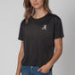 Logo Butter Soft Classic Boxy Tee in Black
