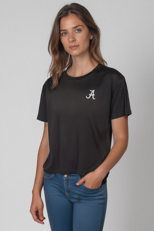 Logo Butter Soft Classic Boxy Tee in Black