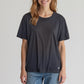 Mini Logo Butter Soft Classic Boxy Tee in Black