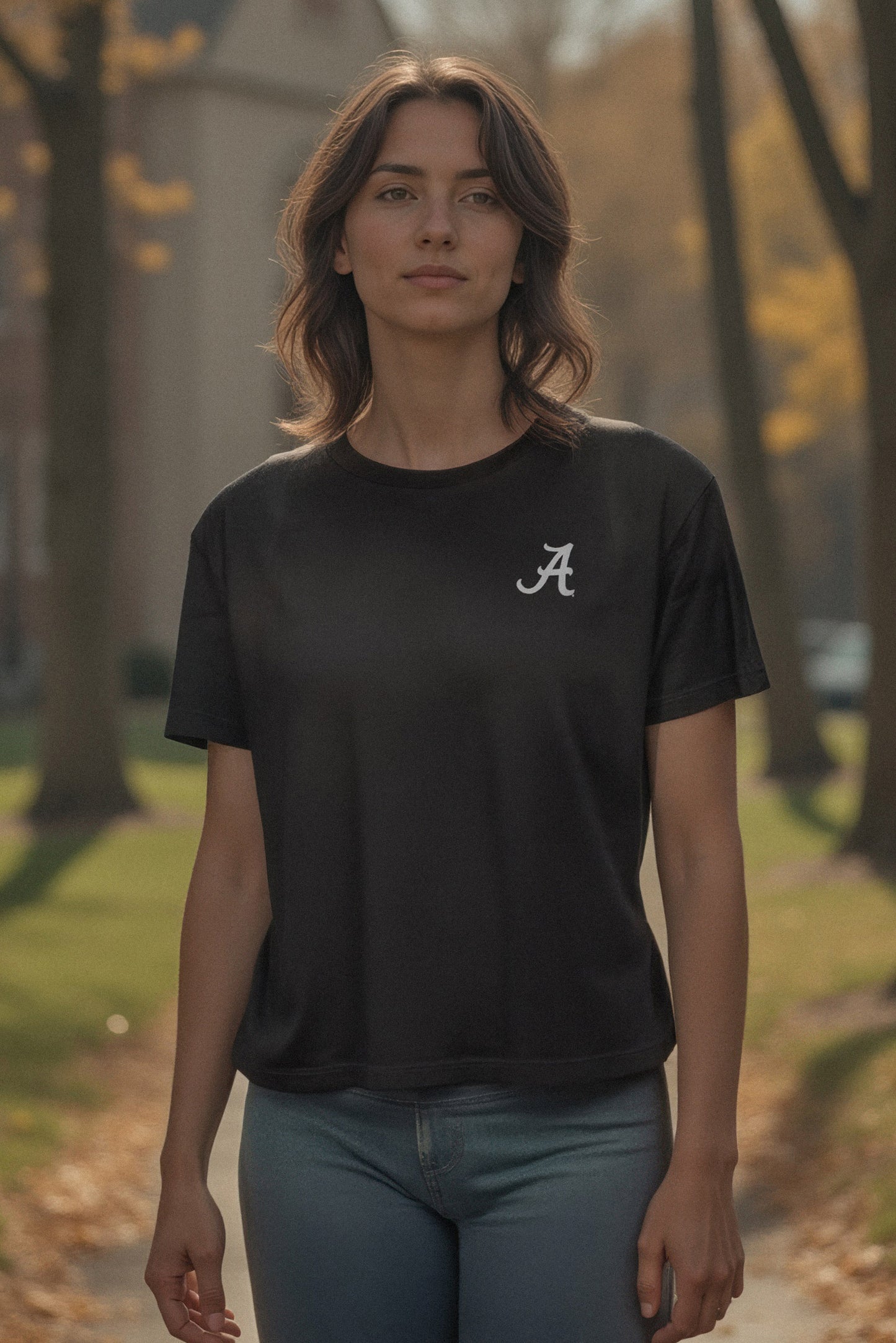 Logo Butter Soft Classic Boxy Tee in Black