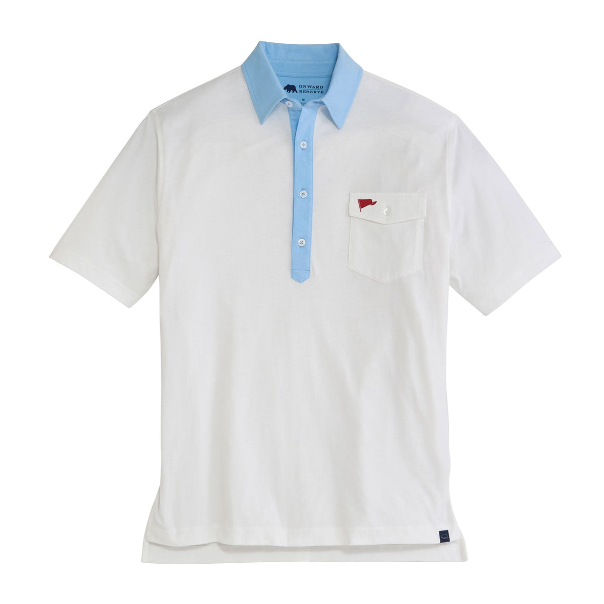 Yea! Alabama Pennant Old School Rivalry Polo - Sky