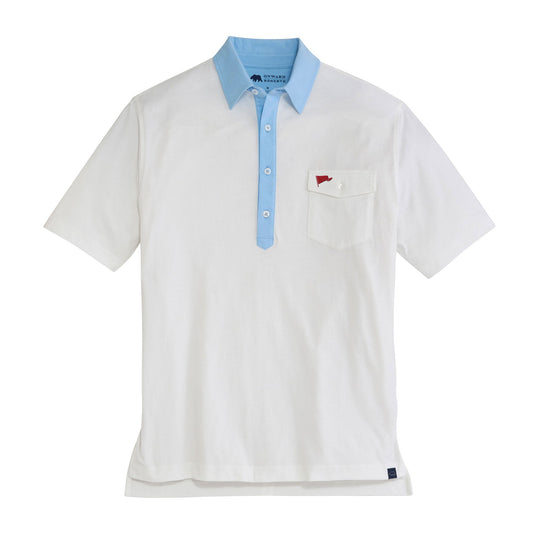 Yea! Alabama Pennant Old School Rivalry Polo - Sky