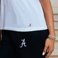 Mini Logo Butter Soft V-Neck in White