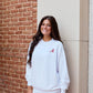 Logo Softest Fleece Crewneck in White