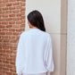 Logo Softest Fleece Crewneck in White
