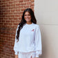 Logo Softest Fleece Crewneck in White