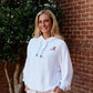 Logo Softest Fleece Hoodie in White