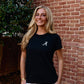 Logo Butter Soft Crew in Black