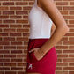 Vintage Logo Cloud Knit Baby Tee in White
