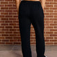 Roll Tide Softest Fleece Straight Leg Sweatpant in Black