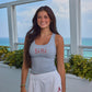BAMA 2x1 Luxe Rib Tank in Heather Grey